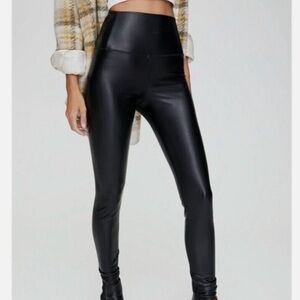 Aritzia Wilfred Free Daria Vegan Leather Leggings